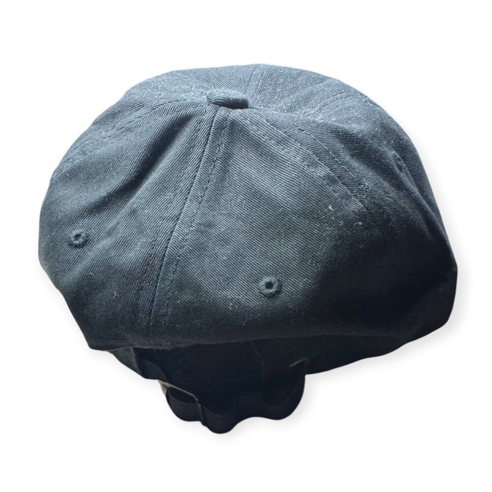 Black Adjustable Green Bear Strapback Hat Y2K - Picture 2 of 3
